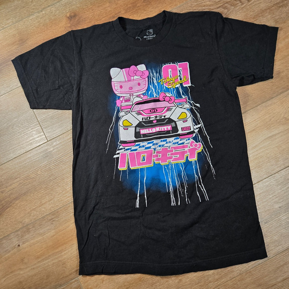 Hello Kitty Other - Hello Kitty Youth M 38/40 Tokyo Speed 01 Japan Racing Graphic T Shirt